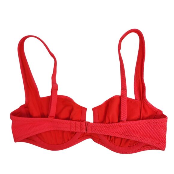 Aerie Bikini Top Women's‎ 34C Bright Orange Swim NWT - Picture 2 of 6